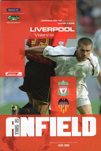 Match programme